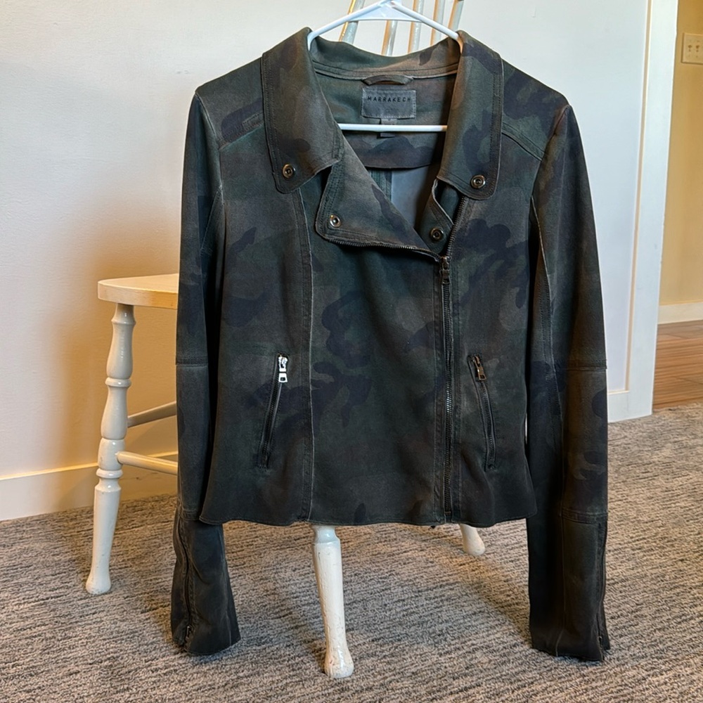 Marrakech camo motto jacket size medium